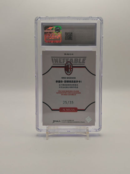2024-25 DAKA AC MILAN INEFFABLE MIKE MAIGNAN AUTOGRAPH A SILVER AUTO 25/35 CGC 10