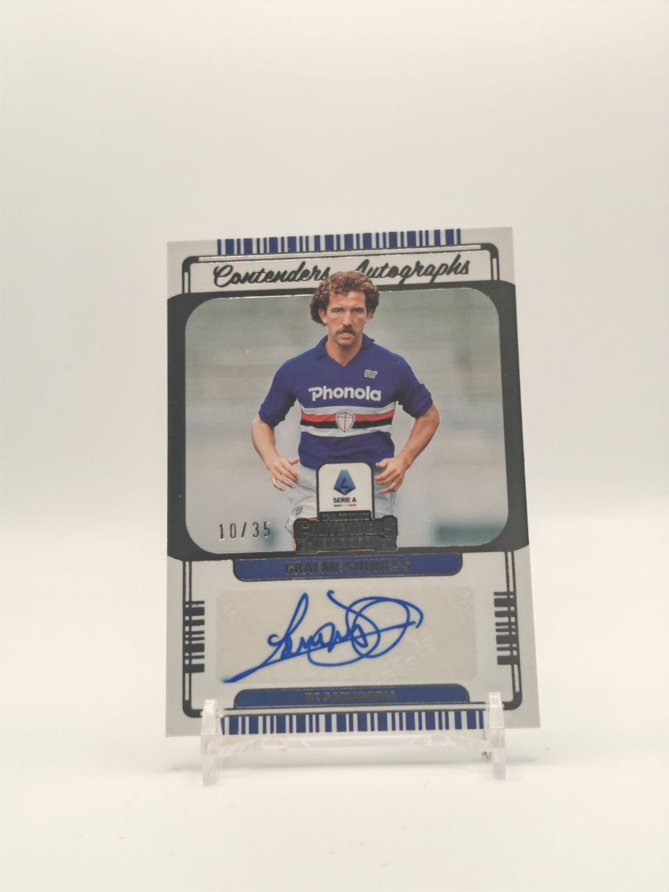 2022-23 PANINI CHRONICLES CONTENDERS SERIE A GRAEME SOUNESS SAMPDORIA AUTO 10/35