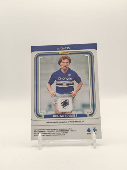 2022-23 PANINI CHRONICLES CONTENDERS SERIE A GRAEME SOUNESS SAMPDORIA AUTO 10/35