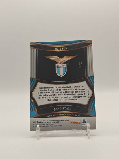 2024-25 PANINI SELECT SERIE A JAAP STAM LAZIO AUTO 2/5