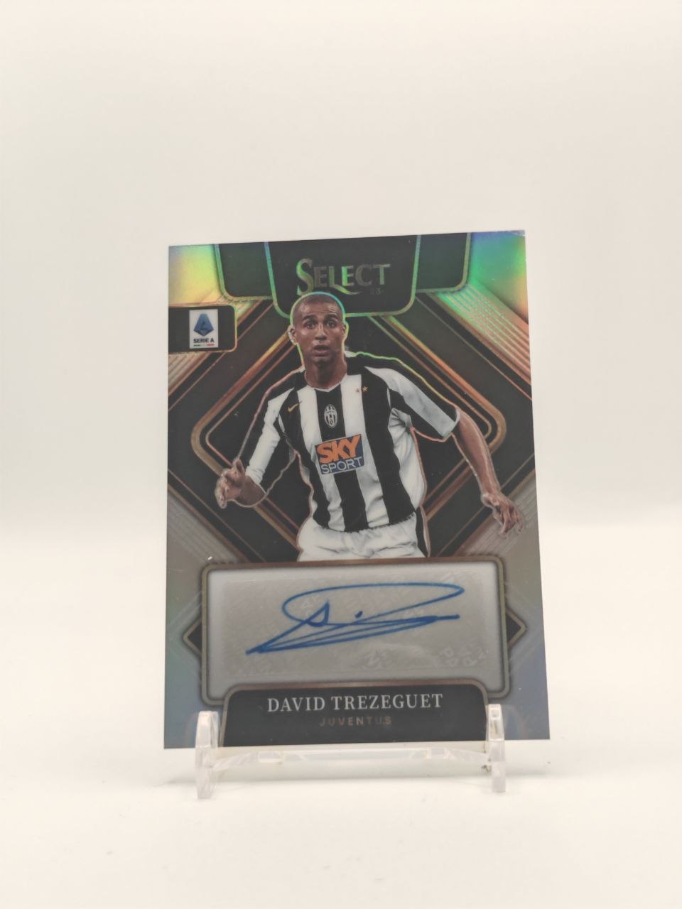 2022-23 PANINI SELECT SERIE A DAVID TREZEGUET JUVENTUS SIGNATURES AUTO