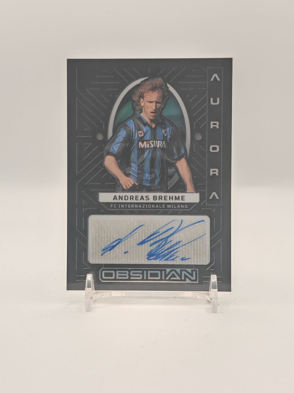 2022-23 PANINI OBSIDIAN ANDREAS BREHME INTER AURORA AUTO 063/199
