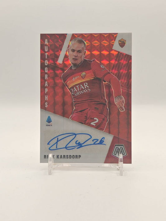 2020-21 PANINI MOSAIC SERIE A RICK KARSDORP ROMA AUTOGRAPHS AUTO