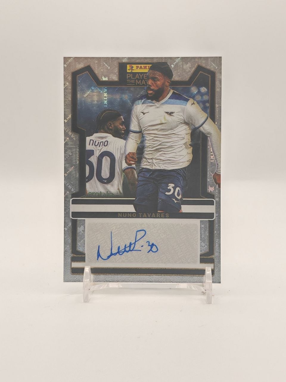 PANINI PLAYER OF THE MATCH NUNO TAVARES LAZIO AUTO