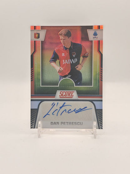 2023-24 PANINI SCORE SERIE A DAN PETRESCU GENOA AUTO 028/199