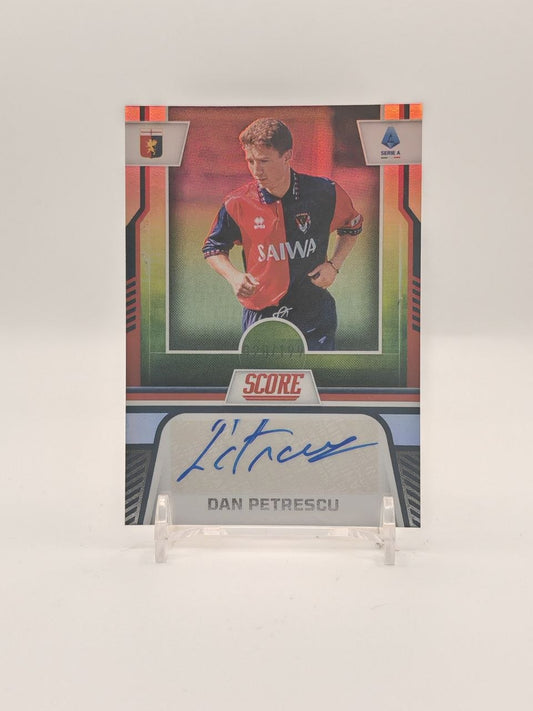2023-24 PANINI SCORE SERIE A DAN PETRESCU GENOA AUTO 028/199