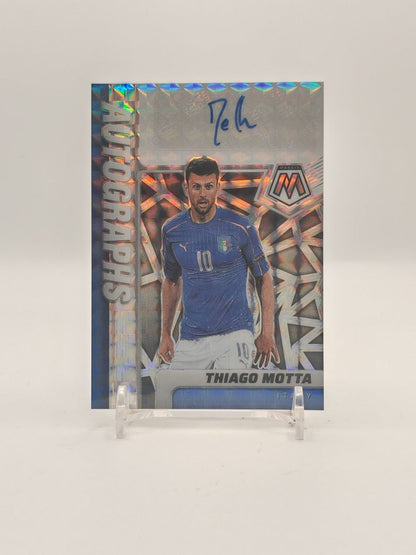 2021-22 PANINI MOSAIC ROAD TO FIFA WORLD CUP THIAGO MOTTA ITALIA AUTOGRAPHS AUTO