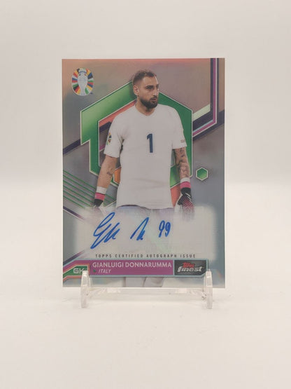 2023 TOPPS FINEST ROAD TO UEFA EURO 2024 GIANLUIGI DONNARUMMA ITALIA AUTO