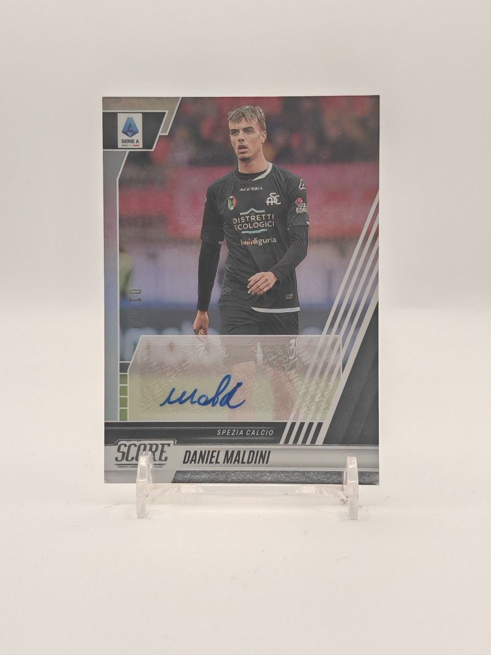 2022-23 PANINI SCORE SERIE A DANIEL MALDINI SPEZIA SCORE SIGNATURES AUTO 01/39