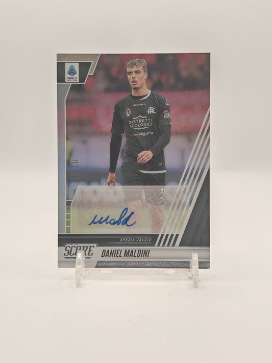 2022-23 PANINI SCORE SERIE A DANIEL MALDINI SPEZIA SCORE SIGNATURES AUTO 01/39