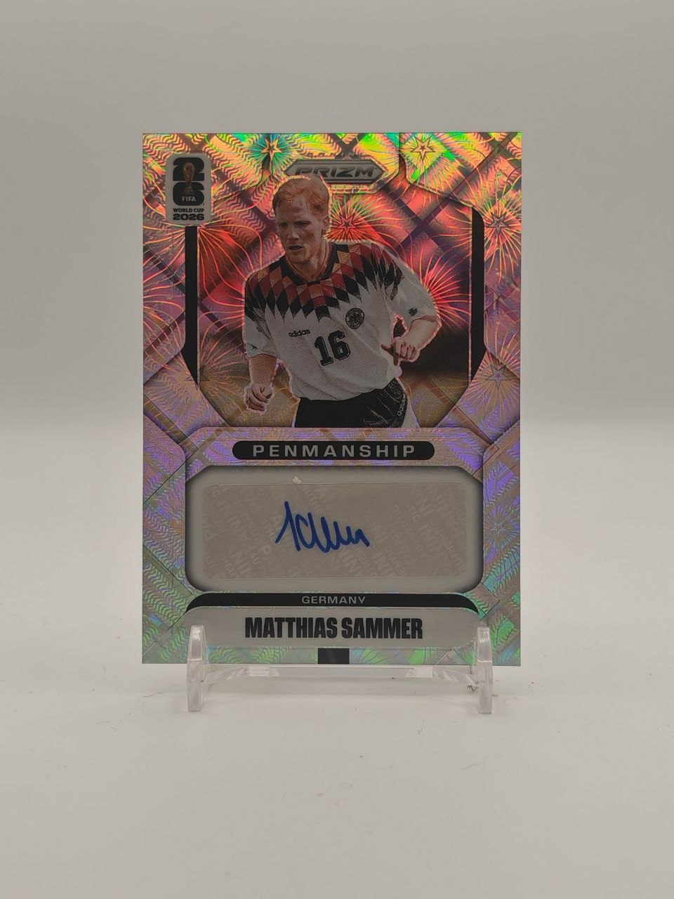 2026 PANINI PRIZM FIFA WORLD CUP MATTHIAS SAMMER GERMANIA PENMANSHIP AUTO