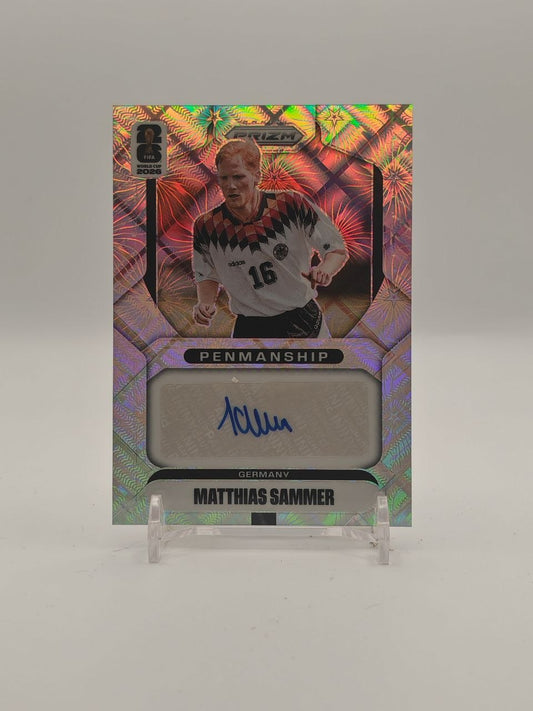 2026 PANINI PRIZM FIFA WORLD CUP MATTHIAS SAMMER GERMANIA PENMANSHIP AUTO