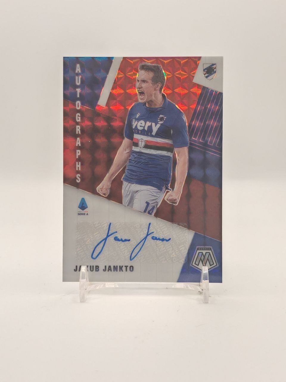 2020-21 PANINI MOSAIC SERIE A JAKUB JANKTO SAMPDORIA AUTOGRAPHS AUTO