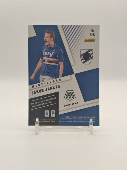 2020-21 PANINI MOSAIC SERIE A JAKUB JANKTO SAMPDORIA AUTOGRAPHS AUTO