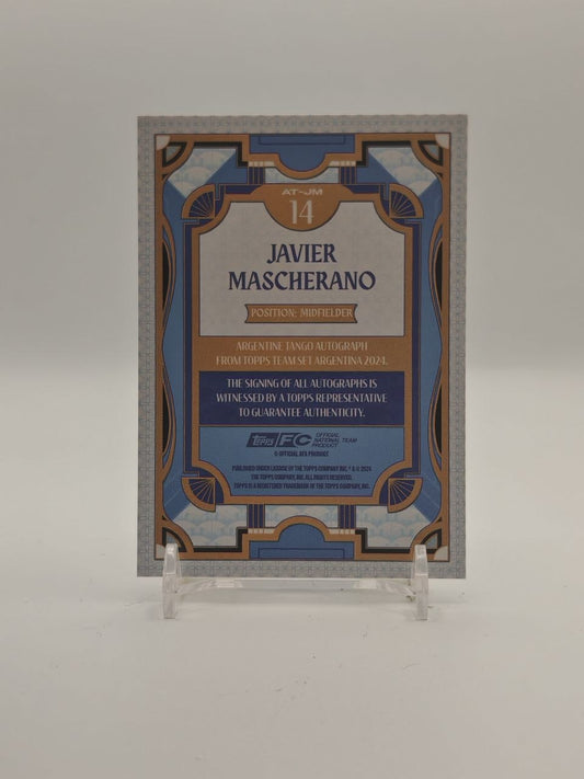2023 TOPPS FINEST ARGENTINA JAVIER MASCHERANO AUTO 024/250
