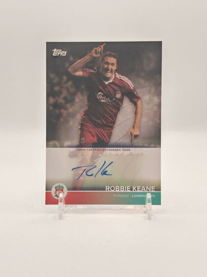 2021-22 TOPPS LIVERPOOL FC TEAM SET ROBBIE KEANE AUTO