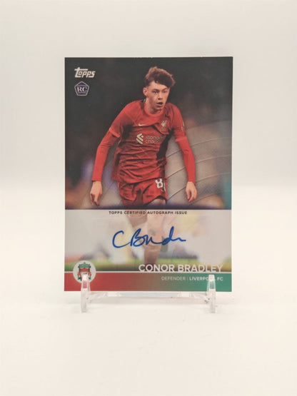 2021-22 TOPPS LIVERPOOL FC TEAM SET CONOR BRADLEY AUTO RC