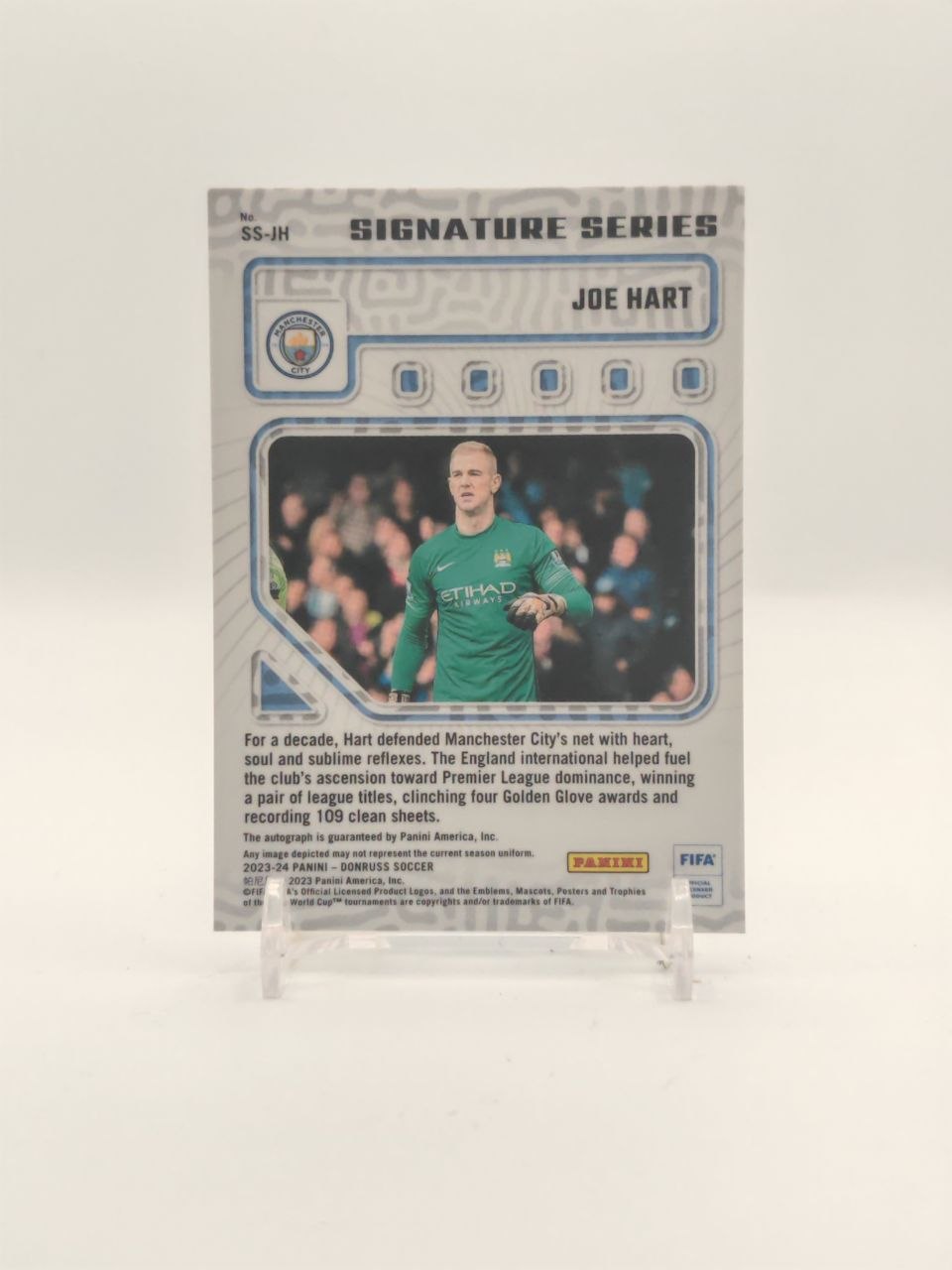 2023-24 PANINI DONRUSS JOE HART MANCHESTER CITY SIGNATURE SERIES AUTO