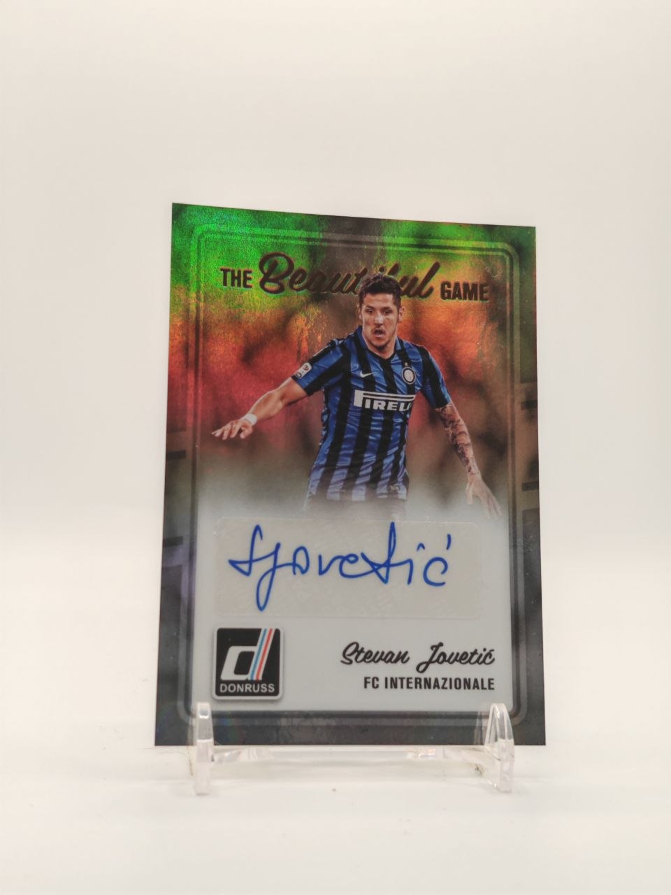 2016-17 PANINI DONRUSS STEVAN JOVETIĆ INTER THE BEAUTIFUL GAME AUTO