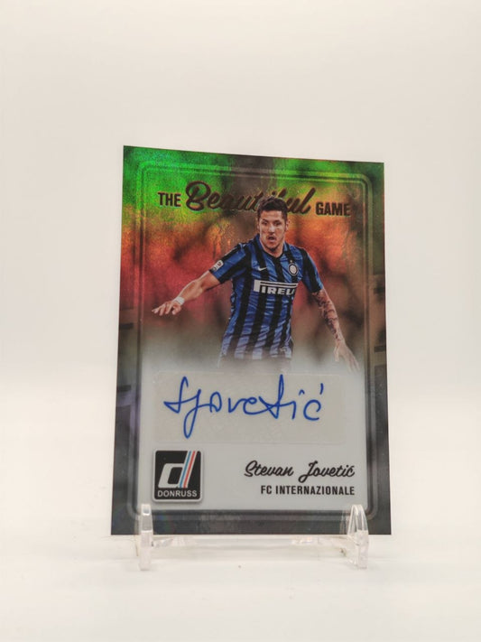 2016-17 PANINI DONRUSS STEVAN JOVETIĆ INTER THE BEAUTIFUL GAME AUTO