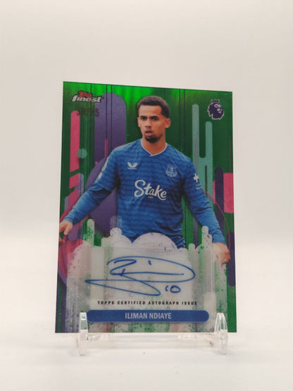 2026 TOPPS FINEST PREMIER LEAGUE ILIMAN NDIAYE EVERTON AUTO 30/75