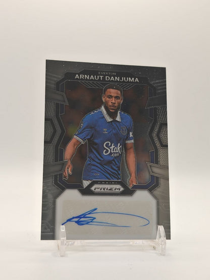 2023-24 PANINI PRIZM PREMIER LEAGUE ARNAUT DANJUMA EVERTON SIGNATURES AUTO