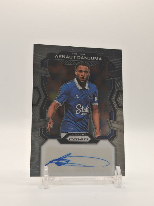 2023-24 PANINI PRIZM PREMIER LEAGUE ARNAUT DANJUMA EVERTON SIGNATURES AUTO