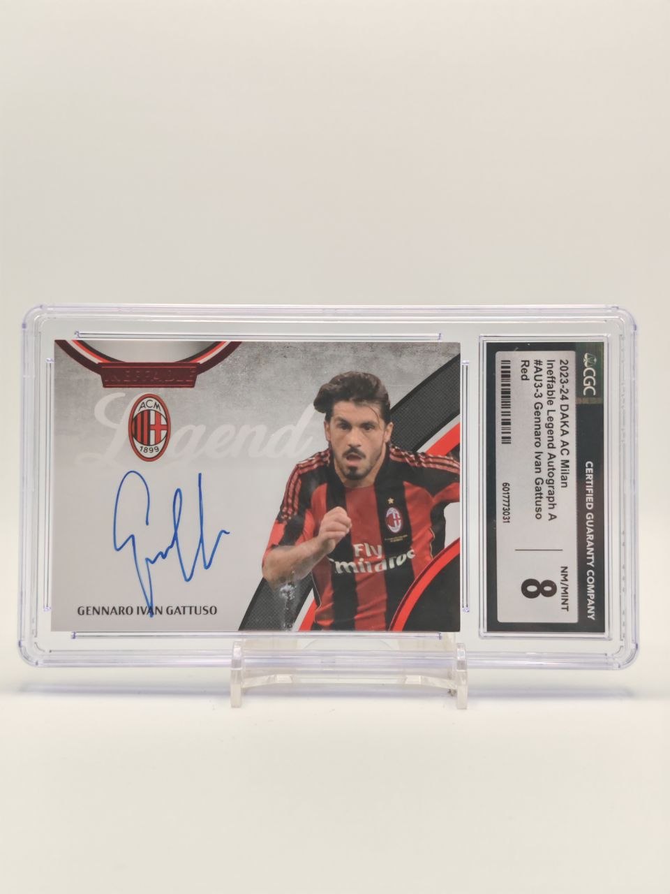 2023-24 DAKA GENNARO IVAN GATTUSO AC MILAN AUTO 04/37