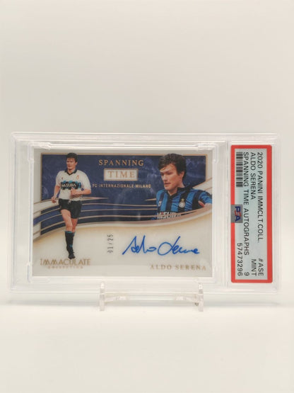 Card autografata di Aldo Serena, fronte
