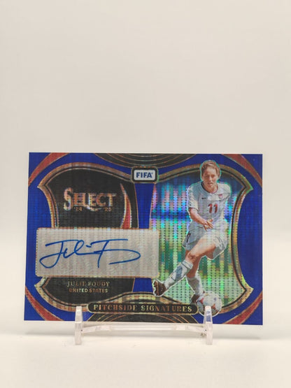 Julie Foudy Panini Select FIFA Pitchside Signatures Auto, fronte
