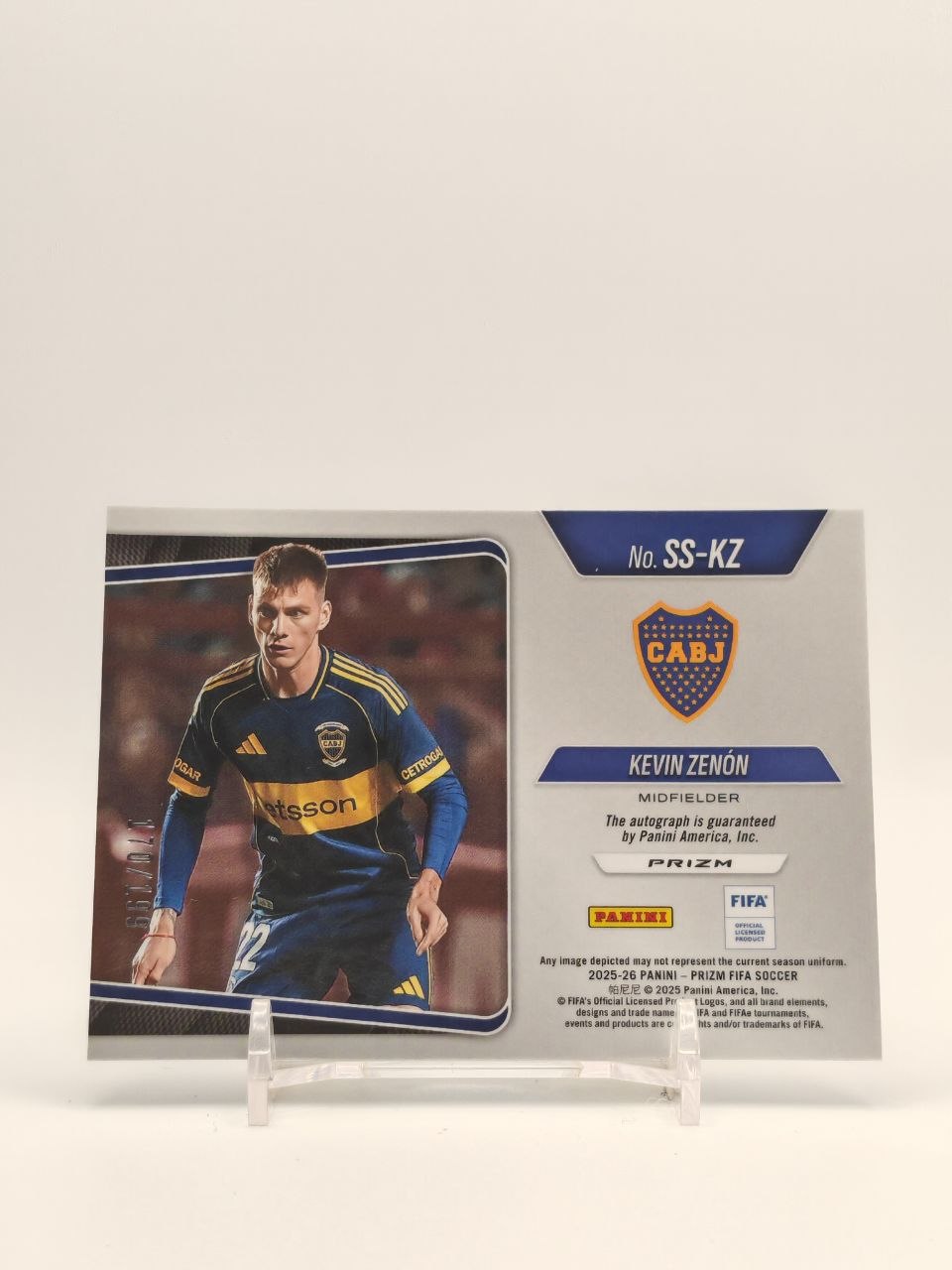 Kevin Zenón Panini Prizm FIFA Sensational Signatures Auto RC, retro