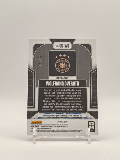 Retro card Wolfgang Overath Germania Panini Prizm Global Graphs 75/99