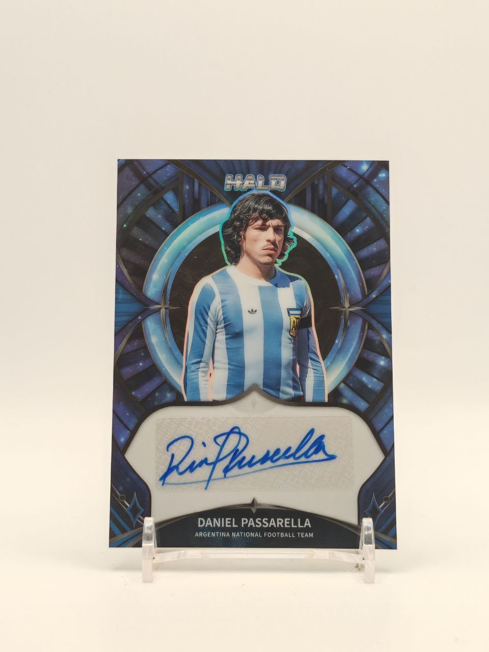 Fronte card Daniel Passarella Argentina Herock Halo autografata