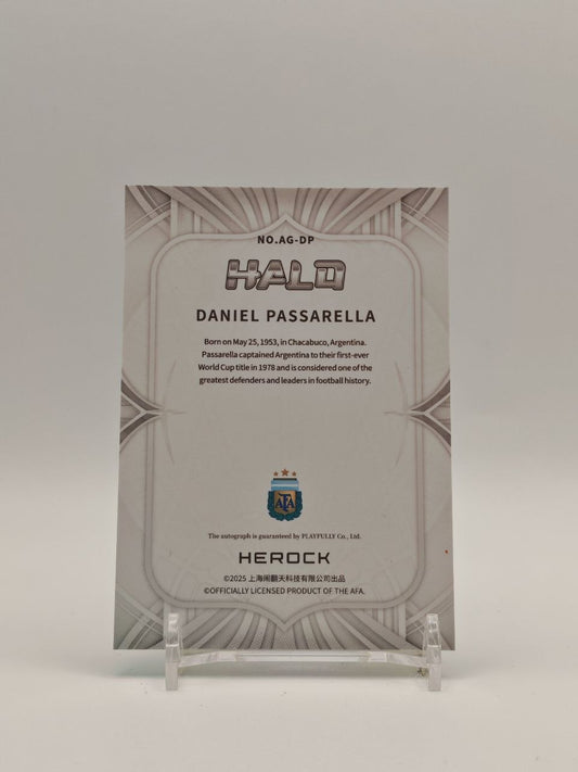 Retro card Daniel Passarella Herock Halo 2025 AG-DP