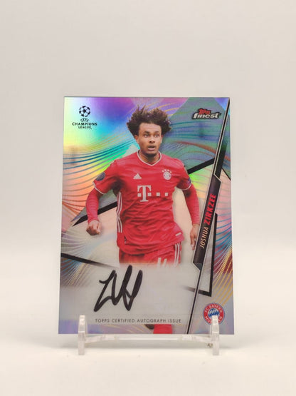 Fronte Joshua Zirkzee Bayern München Topps Finest auto