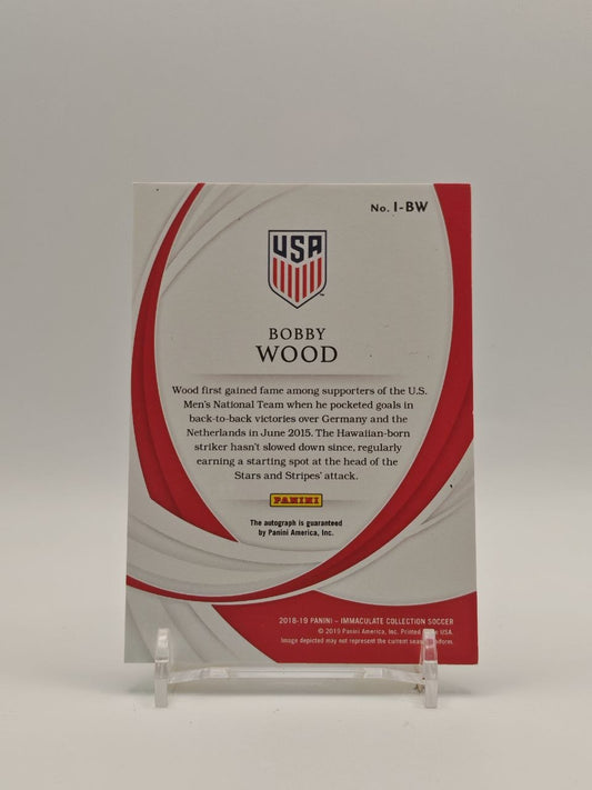 Retro Bobby Wood Panini Immaculate Collection 2018-19 I-BW