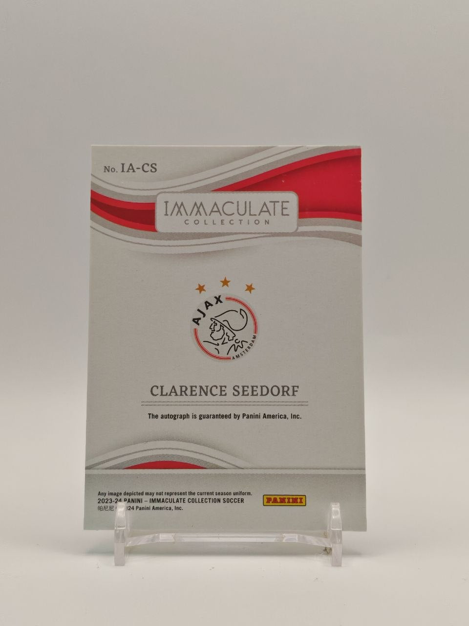 Retro Clarence Seedorf Panini Immaculate Collection 2023-24 IA-CS