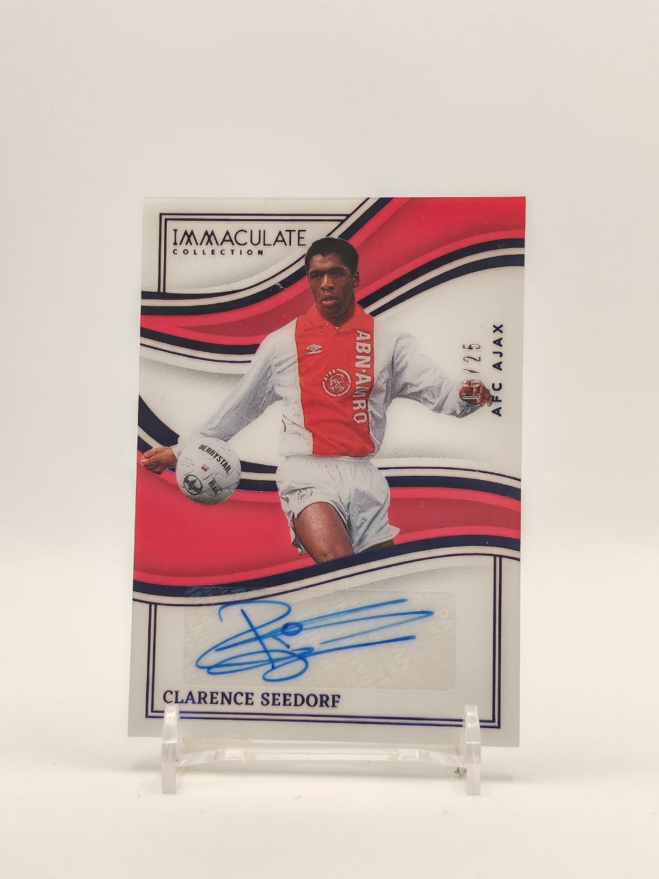 Fronte Clarence Seedorf Ajax Panini Immaculate auto 06/25