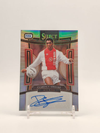 Fronte Clarence Seedorf Ajax Panini Select FIFA Signatures autografata