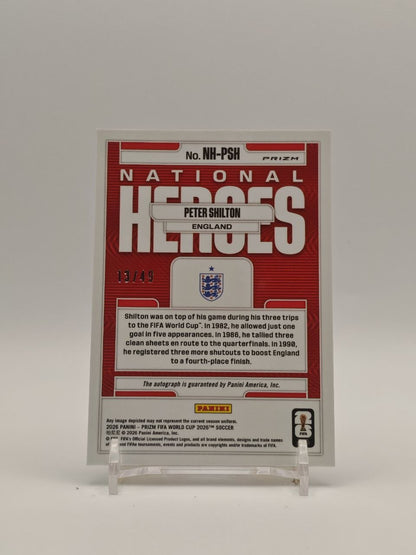 Retro Peter Shilton Panini Prizm FIFA World Cup 2026 NH-PSH 13/49