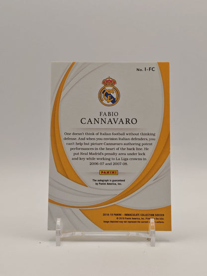 Retro Fabio Cannavaro Panini Immaculate Collection 2018-19 I-FC