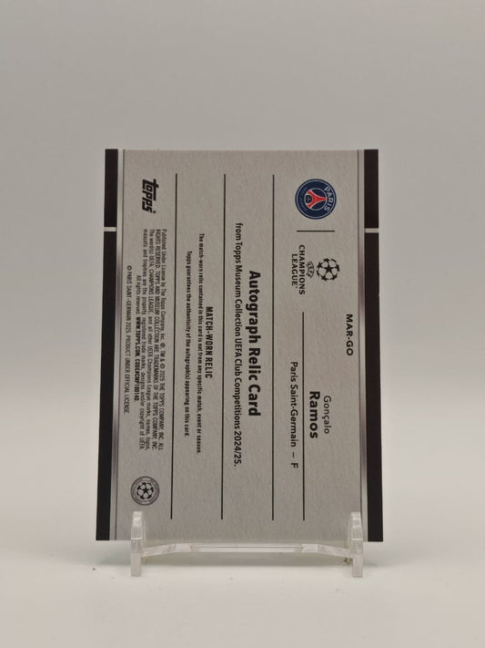 Retro Gonçalo Ramos Topps Museum Collection UEFA 2024-25 MAR-GO