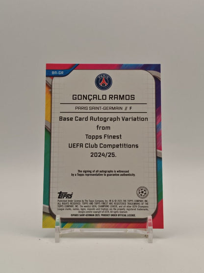Retro Gonçalo Ramos Topps Finest UEFA Club Competitions 2024-25 BA-GR