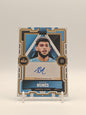 Fronte Matheus Nunes Manchester City Topps Gold Current Stars autografata