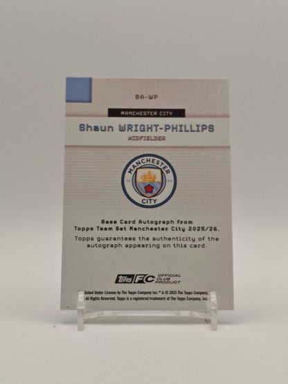 Retro Shaun Wright-Phillips Topps Team Set Manchester City 2025-26