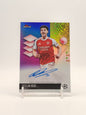 Fronte Declan Rice Arsenal FC Topps Finest auto 21/75