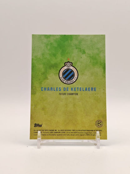 Retro Charles De Ketelaere Topps UEFA Champions League 2022 Future Champion