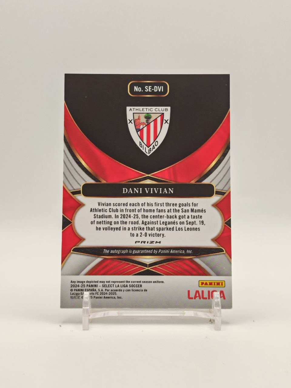 Retro Dani Vivian Panini Select La Liga 2024-25 SE-DVI