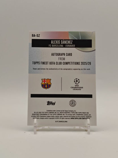Alexis Sánchez Topps Finest auto 227/250 retro
