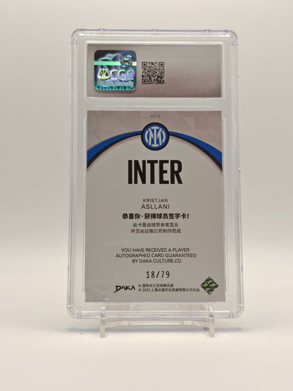 Kristjan Asllani Daka Inter Auto 18/79 CGC 8, retro